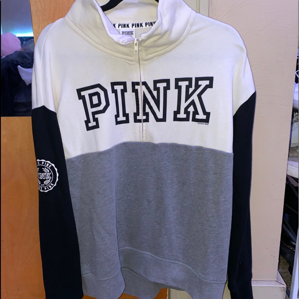 PINK QUARTER ZIP